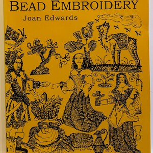 Bead Embroidery - 1992 Vintage Paperback Book