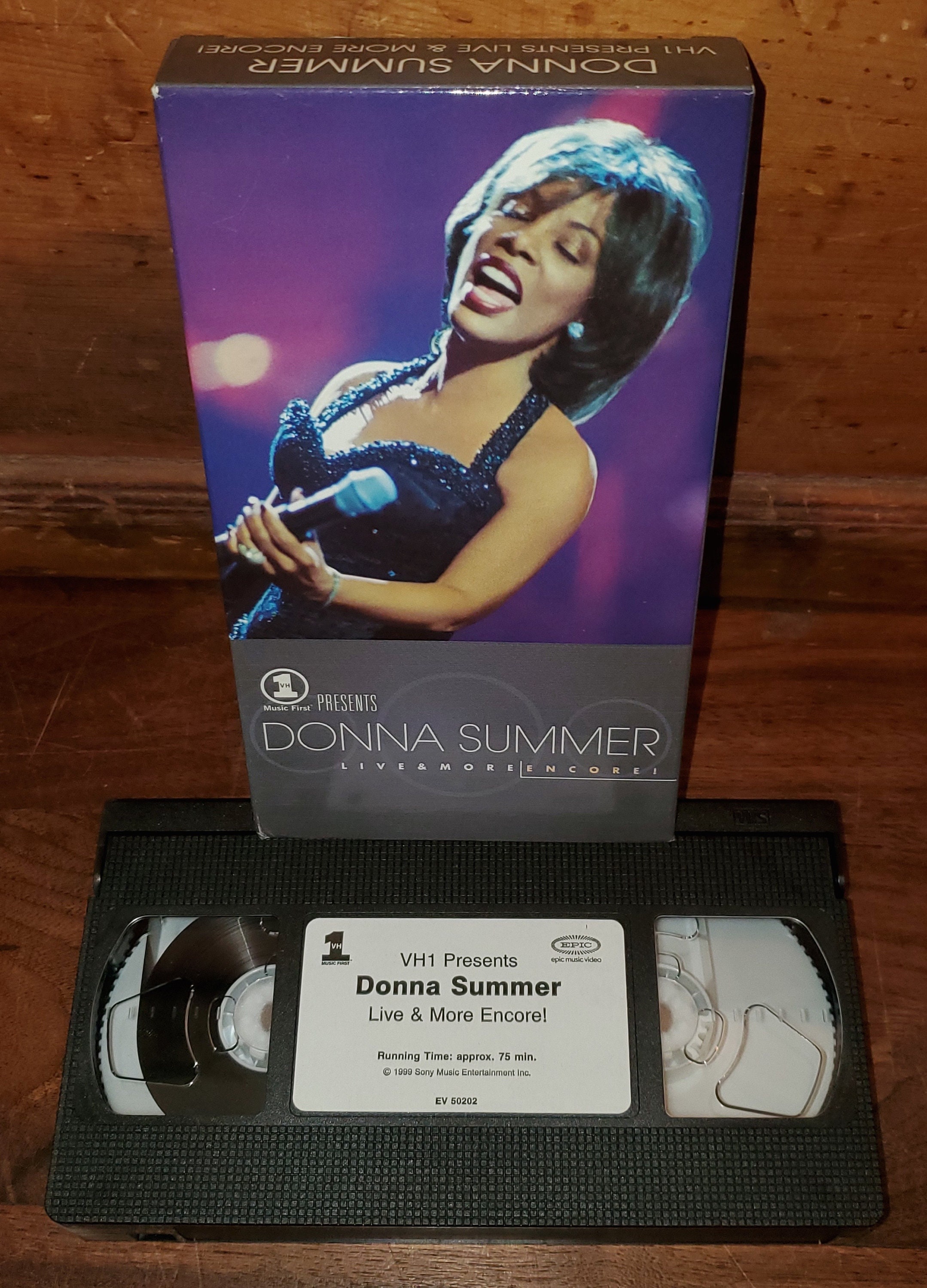 Donna Summer Live & More 1999 Vintage VHS Music Documentary Video Cassette  Tape