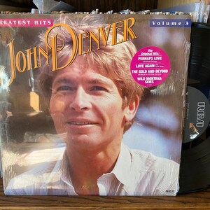 John Denver Greatest Hits (Volume Three) - 1984 OG Vintage Vinyl Record