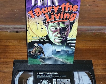 I Bury The Living - 1958 OG Vintage VHS Video Movie Cassette