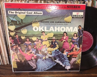 Oklahoma 1955 Vintage Vinyl Stage and Screen Soundtrack Record