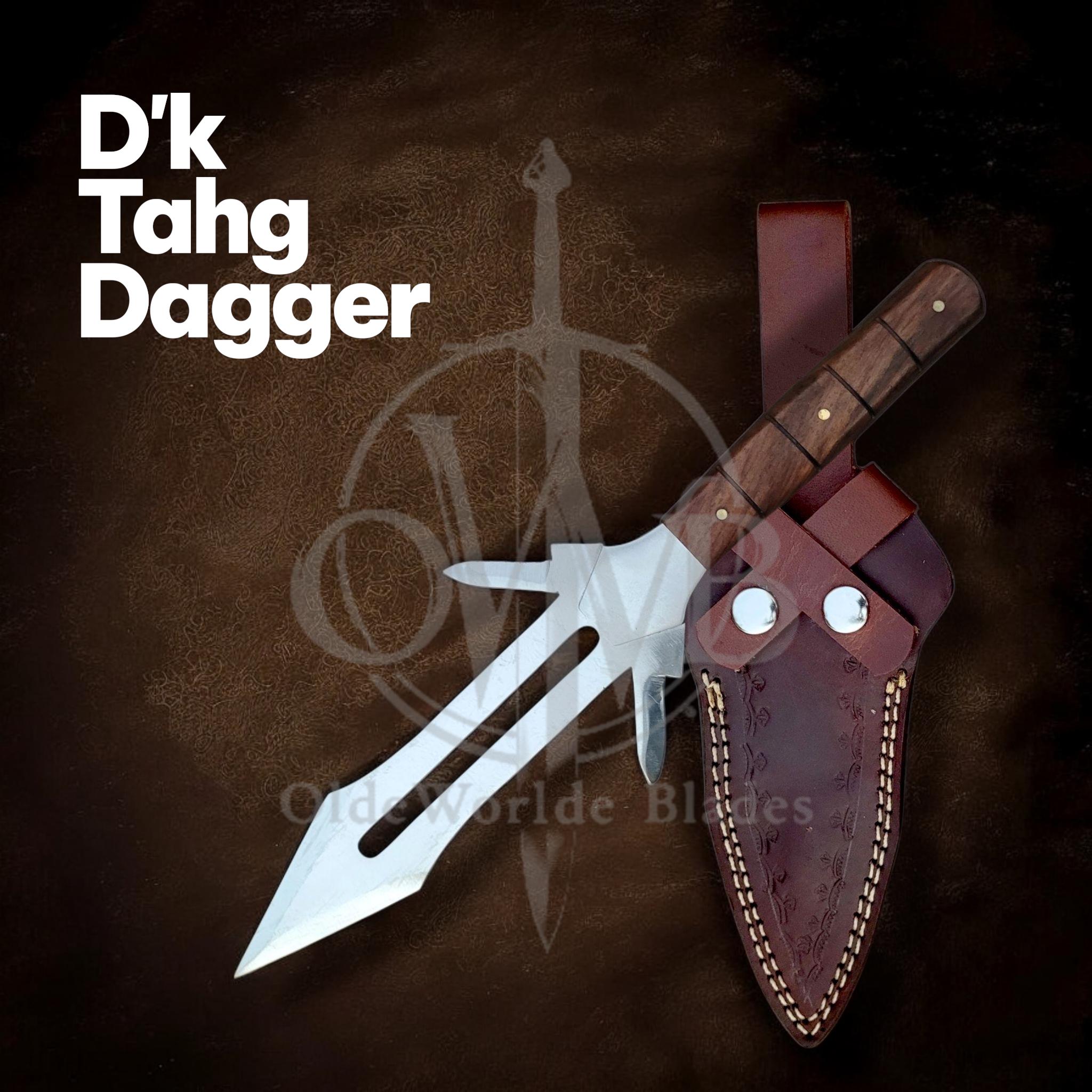 Handmade D'K Tahg Dagger, Full Tang Star Trek Klingon Knife