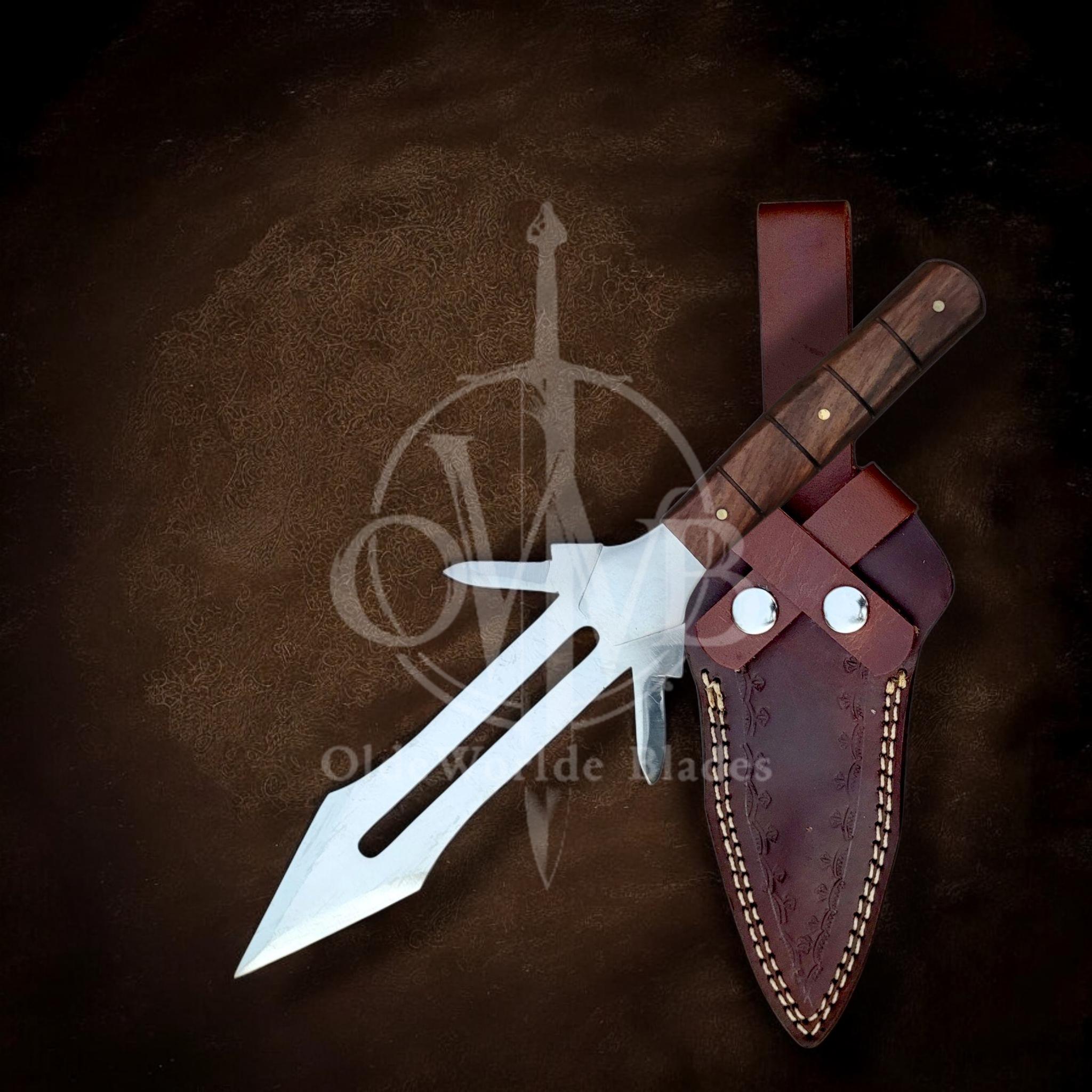 Handmade D'K Tahg Dagger, Full Tang Star Trek Klingon Knife