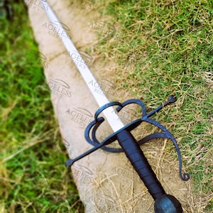 Classic Medieval Rapier with Artisan Custom Sheath, Perfect for Special Occasions and the Best Gift, Unique gift idea, Anniversary gift