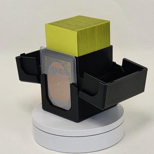 Mechanical MTG Commander Deck Box: 100+ Sleeved Cards, 3D Printed PLA | EDH DeckBox Gift