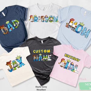Toy Story Birthday Shirt, Custom Disney Birthday Boy Shirt, Toy Story Birthday Family Shirt, Custom Toy Story Shirt, Toy Story Family Shirt