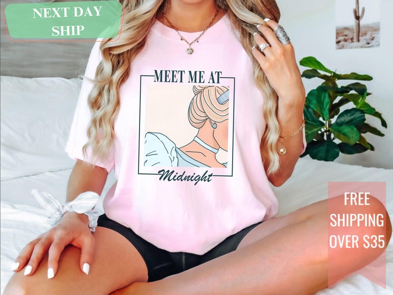 Disney World Shirt, Wildest Dreams T-Shirt, Meet Me At Midnight Cinderella Shirt, Disney Princess Sweatshirt, Magical Parks Shirt