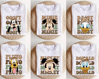 Disney Animal Kingdom Shirts, Matching Disney Shirt, Safari Mode Disney Shirt, Mickey and Friends Animal Kingdom, Family Vacation Shirts Tee