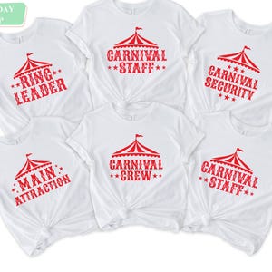 Carnival Birthday Crew Shirt: Matching Family Tee