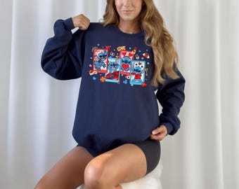 Stitch Valentine Sweatshirt, Stitch Tee, Disney Valentine Shirt, Stitch Lover Gift, Love Tee, Valentine Tee