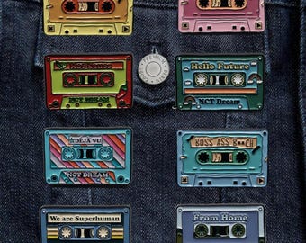 Pin esmaltado de monstruo de terror / Pines de criaturas / Personajes de terror retro / Pines góticos adorables / Accesorios espeluznantes