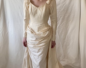 Catherine Rayner Wedding Dress - Louisa 1990s Vintage Silk Wedding Dress