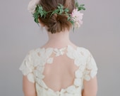 Ivory Lace Flower Girl Dress - The Annabelle (More Colors and Customizations Available)