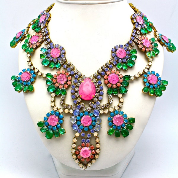 One of a Kind Statement Necklace- Ankara