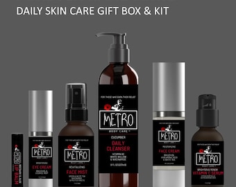 Kit de cuidado diario de la piel para hombres Forever Handsome
