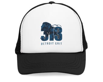 Hoodie - Detroit Grit 313 Lions, Detroit Lions Fan Geschenk, Detroit Sportkappe, Detroit Pride Hut, Detroit Lions Baseballkappe