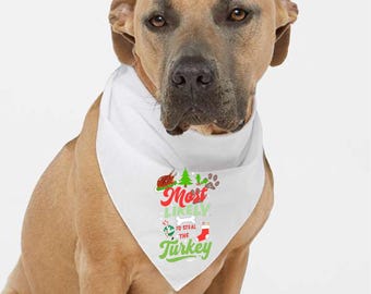 Dog Bandana Christmas, Most Likely To Ask Santa To Define Good, Dog Apparel,  Holiday Bandana, Family Christmas Shirts, Personalize, Custom