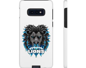 Lions Football Tough Cases, Lion King Phone Covers, Animal Print iPhone Accessories, Wildlife Lover Gift