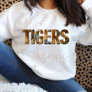 Tigers, Tiger Animal Print, Crewneck Sweatshirt Sizes S-5XL, Tigers Merch, Tigers Game, Tigers Baseball, Tigers Team Unisex Apparel, Detroit