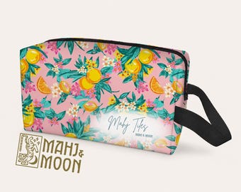Mahjong Tile Bag, Mahjong Bag, Citrus Pouch, American Mahjong, Mahjong Tile Pouch, Game Tile Bag, Rummy Tile bag