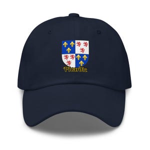 Picardie Flag Personalized Hat Cotton Adjustable Baseball Cap Historical French Symbol Design Cotton Souvenir Picardy Flag Hauts de France