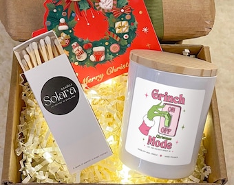 Funny Christmas Candle, Christmas Mode Scented Soy Wax Candle, Novelty Xmas Gift for Her, Christmas Home Decor & Stocking Filler