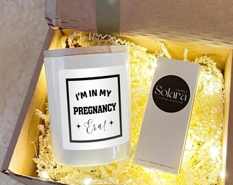 Personalised Pregnancy Reveal Candle | Soy Wax, Baby Shower Gift