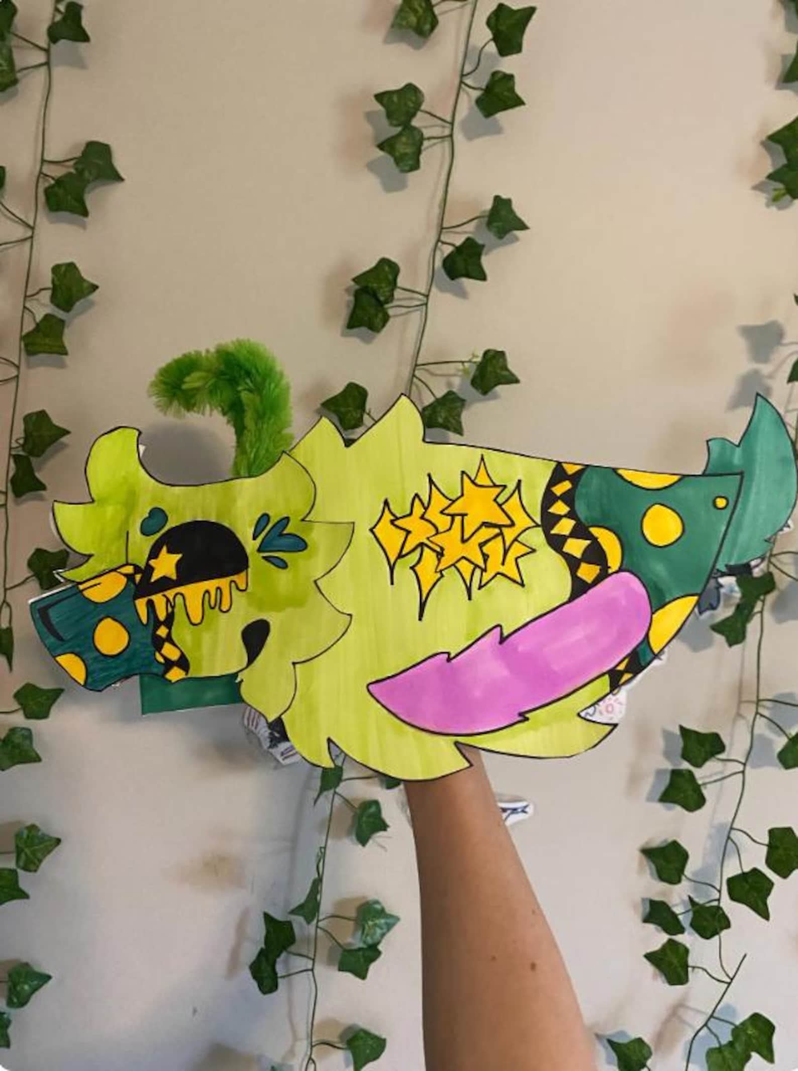 Paper Dragon Puppet Commissions! READ DESCRIPTION! Pictures Are Just ...