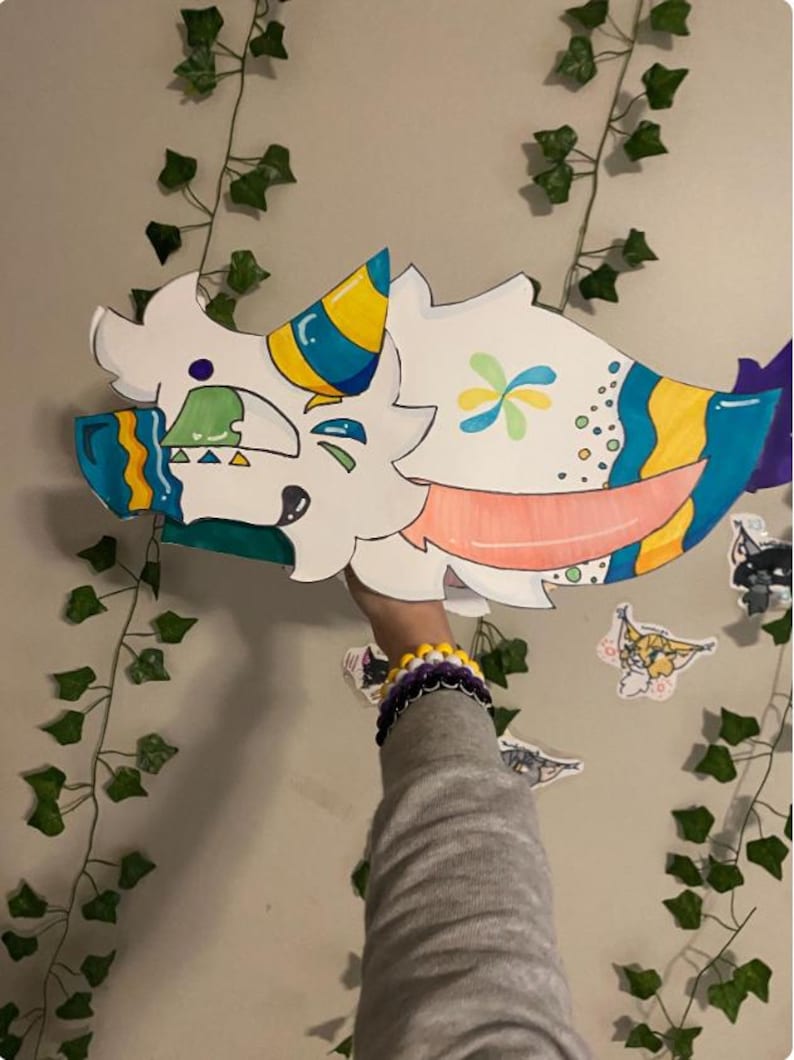 Paper Dragon Puppet Commissions! READ DESCRIPTION! Pictures Are Just ...