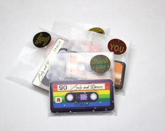 Cassette Tape Wedding Favors, Personalized Bottle Opener Magnets, Retro Mixtape Souvenir