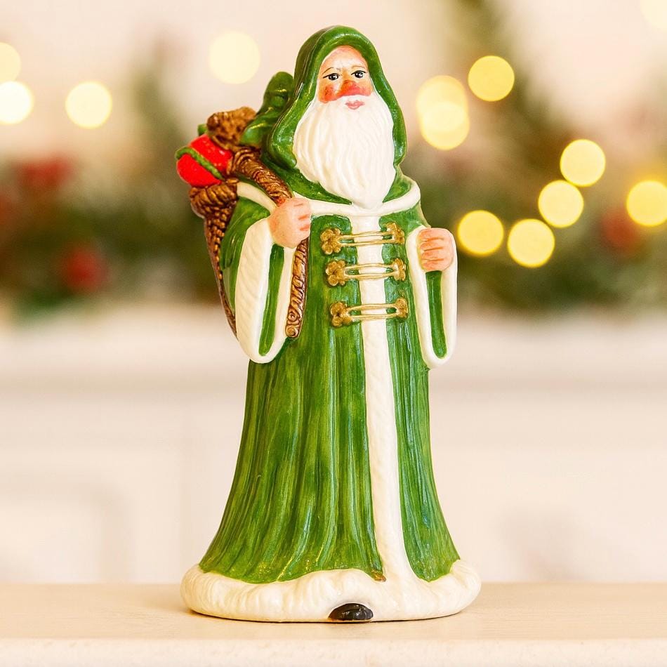 Green Robe Santa - Etsy Green Robe Santa - Etsy