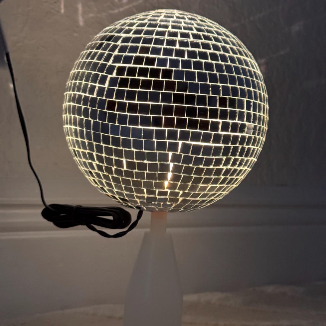 6 Inch Disco Ball Iridescent Disco Ball Disco Decor Holographic ...