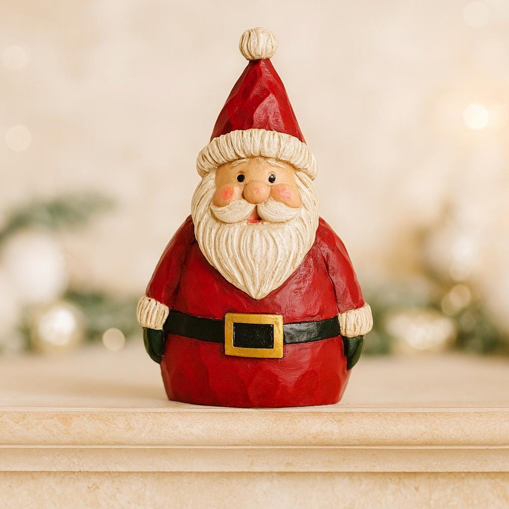 Handcrafted Santas - Etsy