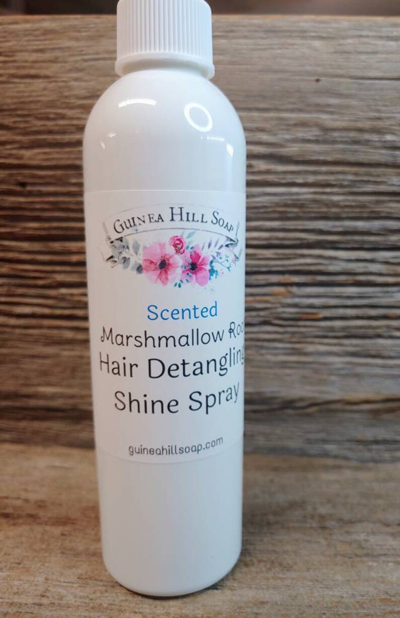 Organic Marshmallow Root Hair Shine Detangle Spray Etsy