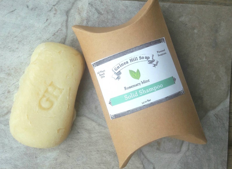 Rosemary Mint Flaxseed Soap Nuts Shampoo Etsy