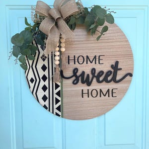 Home Sweet Home - Hangdecor aan de deur