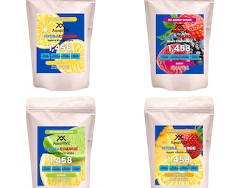 Hydracharge Sport Hydration Drink Mix on the Go Sachets 30 Servings