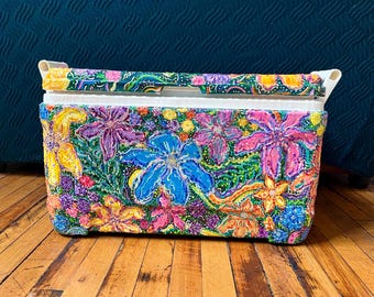 Bejeweled Floral Hand Painted 48 Qt Cooler