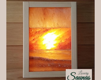 Salt Lamp - Size XL – Natural Beauty and Relaxation in Your Sauna! Healthy and luxurious lighting for every sauna!