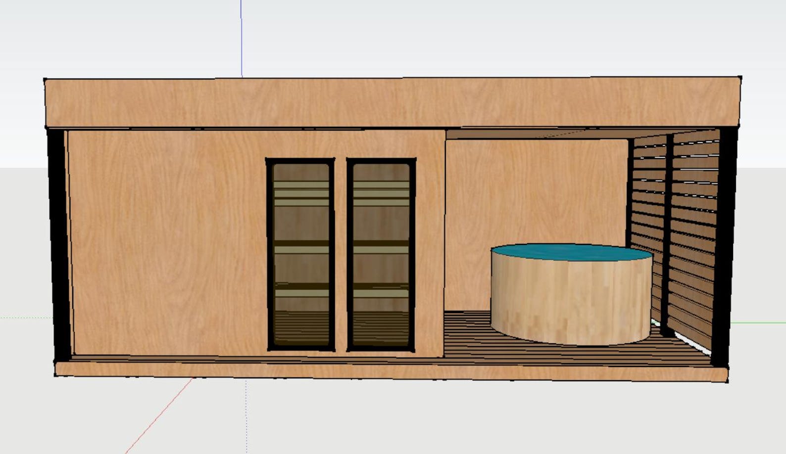 DIY Outdoor Sauna Woodworking Plans Etsy Canada