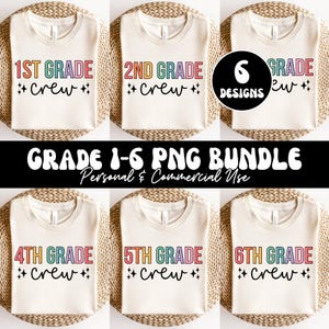 Paquete de camisetas de equipo docente (en formato PNG), diseño de camisetas de equipo docente (en formato PNG), sublimación de "Maestro de primaria" (en formato PNG), primer día de regreso a clases (en formato PNG)