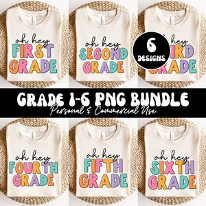 Oh Hey Lehrer Note Png Bundle, Lehr-Team-Shirt-Design Png-Bundle, Grundschullehrer Png Sublimation, Erster Tag Zurück in der Schule Png