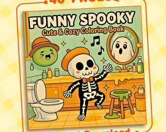 Halloween-kleurboek | 40 grappige enge pagina's (pdf)