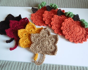 Fall Leaves Coasters, Thanksgiving table decor, Fall home decor, Autumn leaves table setting