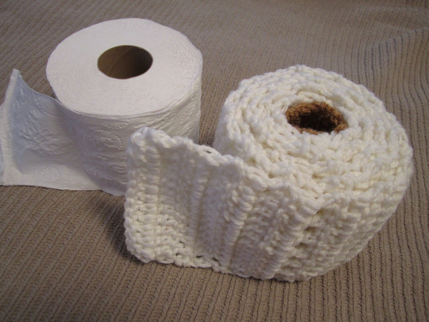 Toilet Paper Scarf White - Etsy