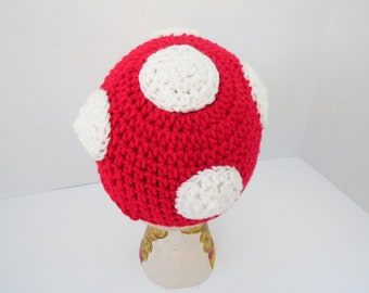 Toad ADULT size Mario mushroom hat, Mario cosplay, Mushroom, Super Mushroom, Powerup Mushroom, Mario costume, Mario characters