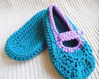 Crochet Slippers, Crochet Shoes,House shoes, Warm Slippers, Handmade Slippers, House Slippers, Women's Slippers, Shoes, Slippers for Women