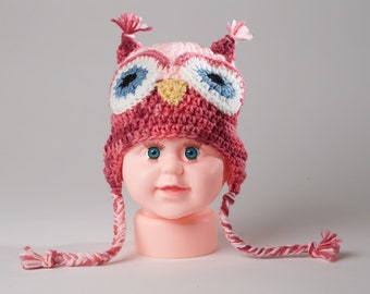 pasgeboren fotorekwisiet, kinderuilmutsje, uilbeanie, uilbabymutsje, uilmeisjesmutsje, gehaakte babymutsje, pasgeboren uilenmutsje, dierenmutsje, gehaakte uil