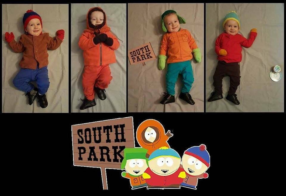 Baby South Park Hats, kid's Halloween, baby costume, South Park Hat ...
