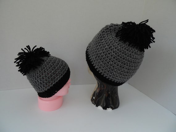 Emo Hat Beanie With Stripe Two Color 